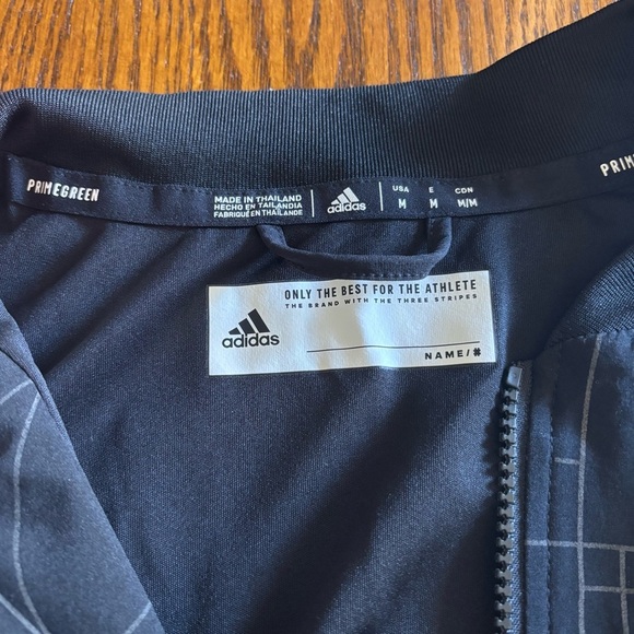 Adidas Originals Miami Hurricanes Playoff FZ Jacket Men's Black Size Medium - Picture 5 of 9